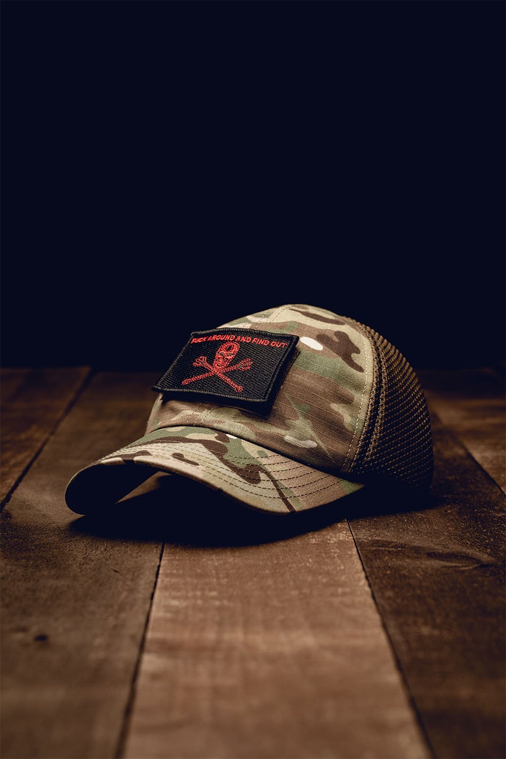 FAFO Patch and American Made Hat Combo, Camo