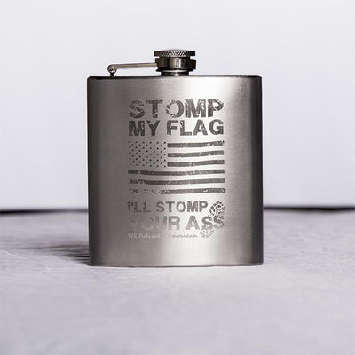 Flask - Stomp Your Ass - Nine Line Apparel
