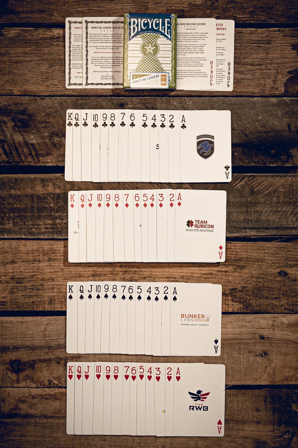 Frontline Leader Playing Cards - Nine Line Apparel