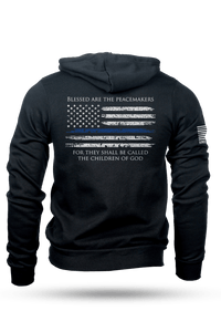 Thin Blue Line - Full-Zip Hoodie