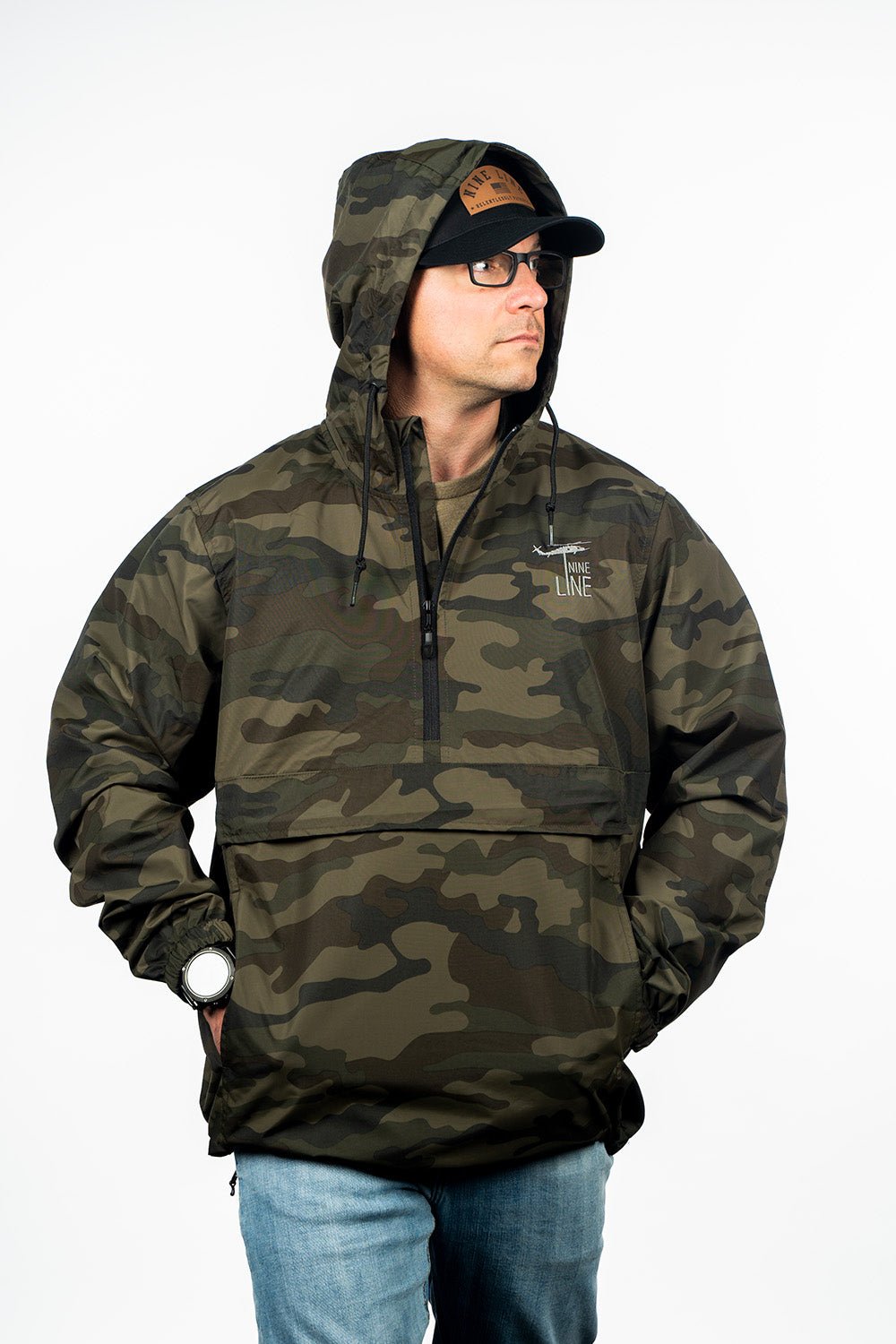 Hooded Anorak Jacket - Nine Line Apparel