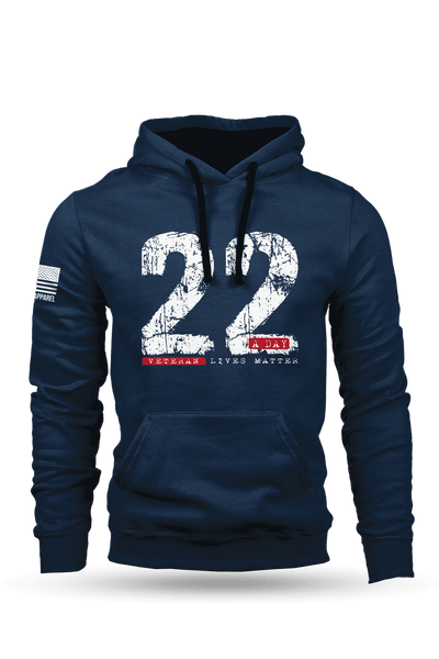 Hoodie - 22 A Day - Nine Line Apparel