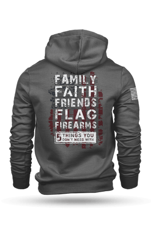 Hoodie - 5 Things - Nine Line Apparel