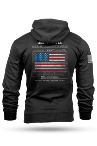 American Flag Schematic - Hoodie