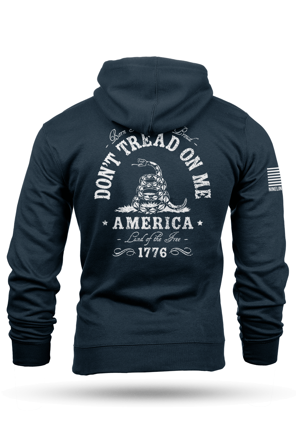 Don't Tread On Me Flag Hoodie – Nine Line Apparel Don't Tread On Me Flag Hoodie – Nine Line Apparel