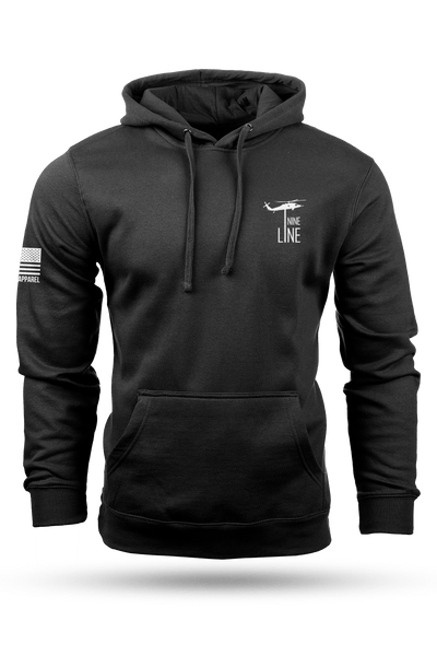 Hoodie - Maltese Cross Schematic - Nine Line Apparel
