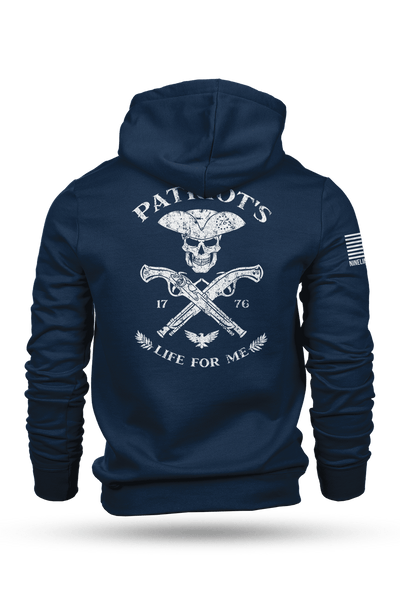 Hoodie - Patriots Life For Me - Nine Line Apparel