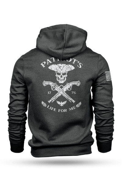 Hoodie - Patriots Life For Me - Nine Line Apparel