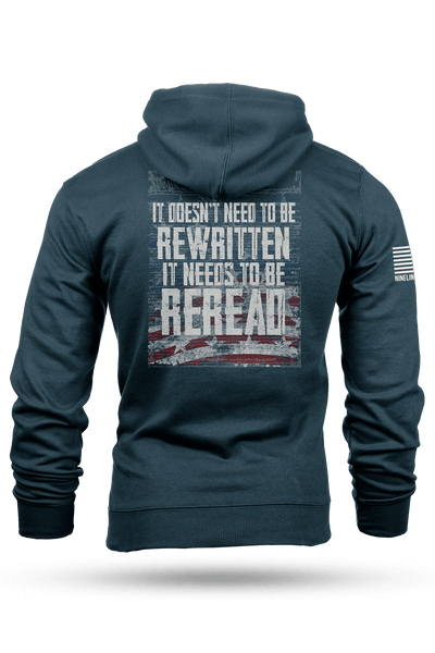 Hoodie - REREAD - Not ReWritten - Nine Line Apparel