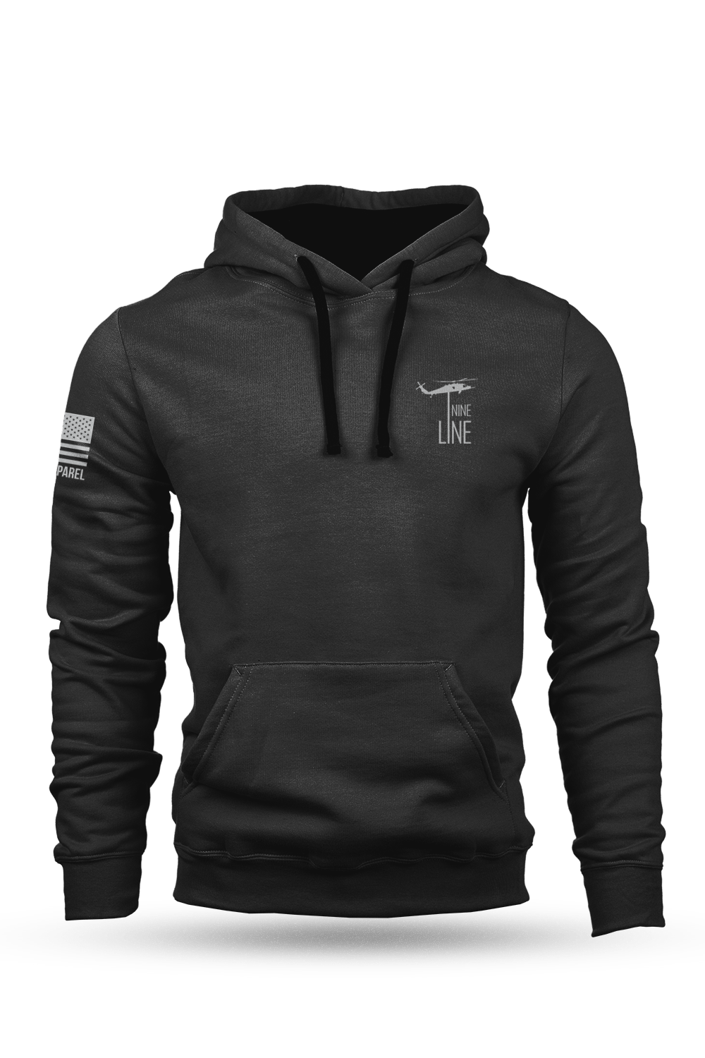 Hoodie - Rod Of Caduceus Snakes - Nine Line Apparel