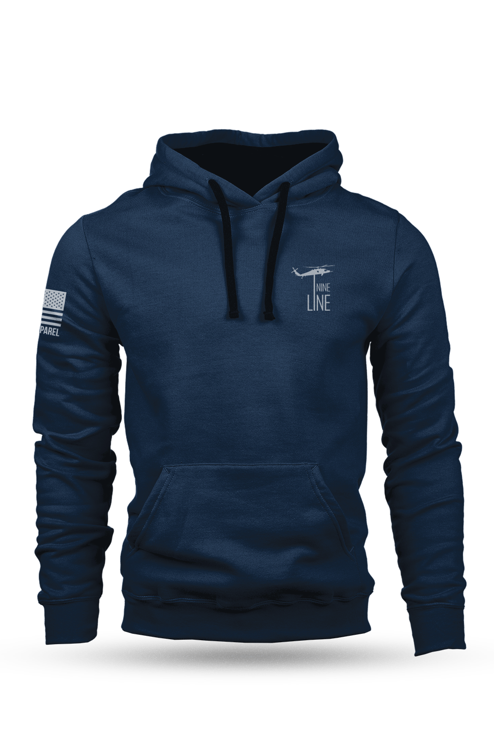 Hoodie - Rod Of Caduceus Snakes - Nine Line Apparel