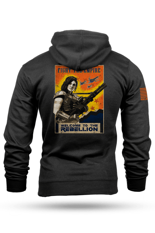 Hoodie - Welcome to the Rebellion - Fight - Nine Line Apparel