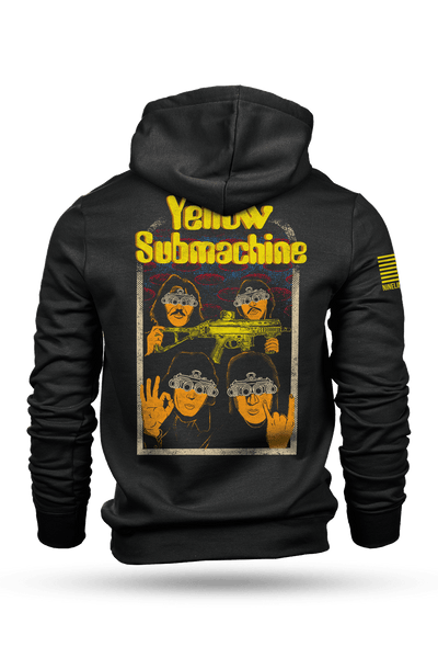 Hoodie - YELLOW SUBMACHINE - Nine Line Apparel
