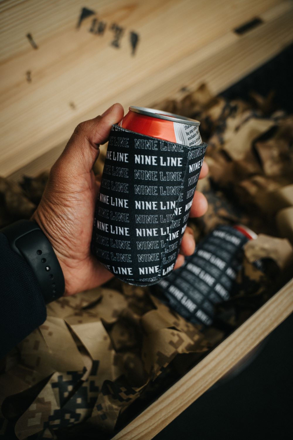 Insulated Beverage Holder - Nine Line Black - Nine Line Apparel
