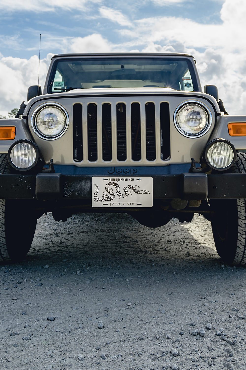 License Plate - Join Or Die - Nine Line Apparel