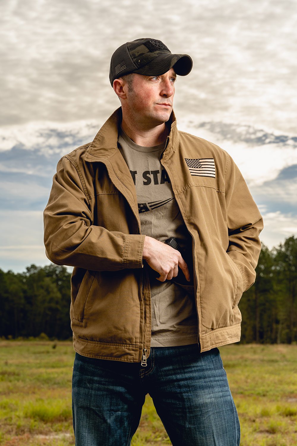 Lightweight Conceal Carry Jacket - Nine Line Apparel