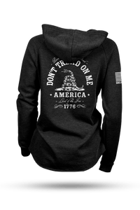 Don't Tread on Me - Lightweight Women's V-Neck Hoodie