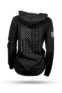 The Pledge - Lightweight Women's V-Neck Hoodie