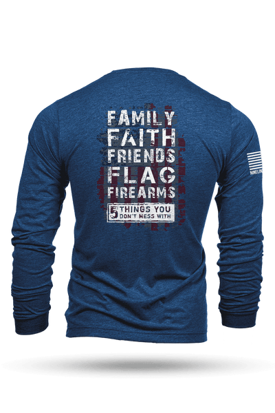 Long-Sleeve Shirt - 5 Things - Nine Line Apparel