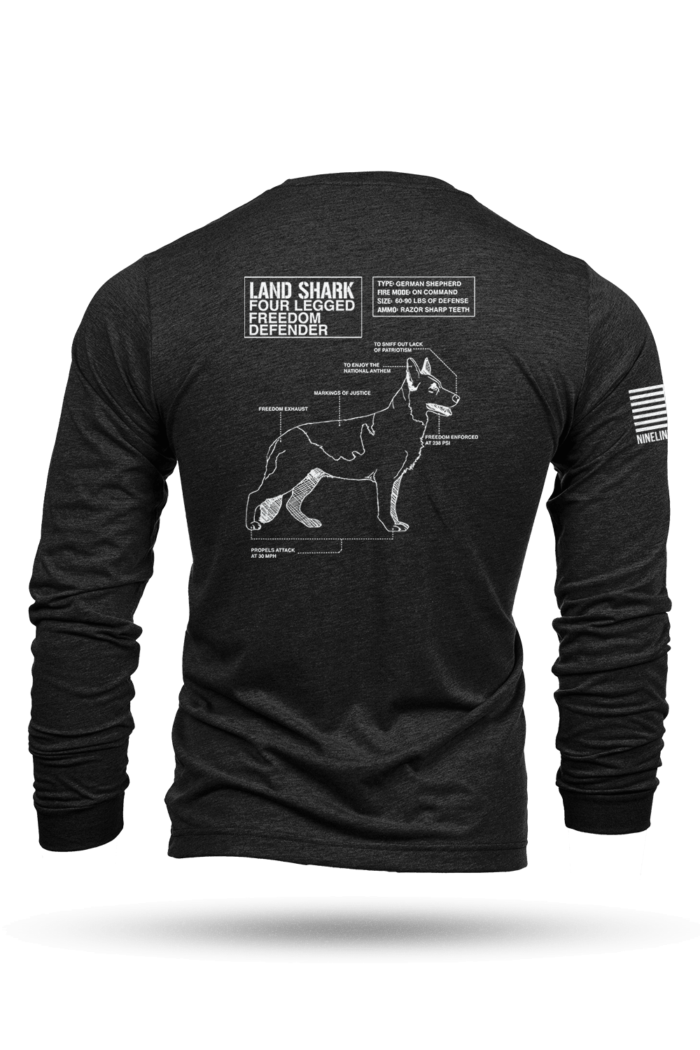 Long-Sleeve Shirt - Land Shark