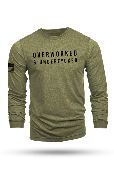 Long-Sleeve Shirt - Overworked Taz - Nine Line Apparel