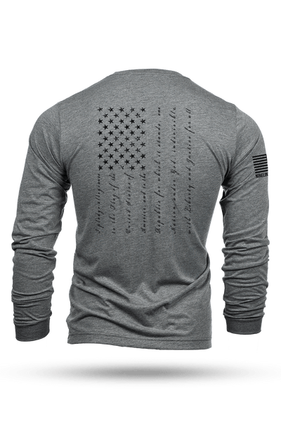 Long-Sleeve Shirt - The Pledge - Nine Line Apparel