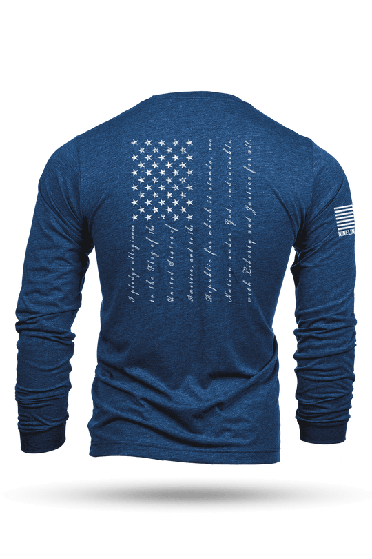 Long-Sleeve Shirt - The Pledge - Nine Line Apparel