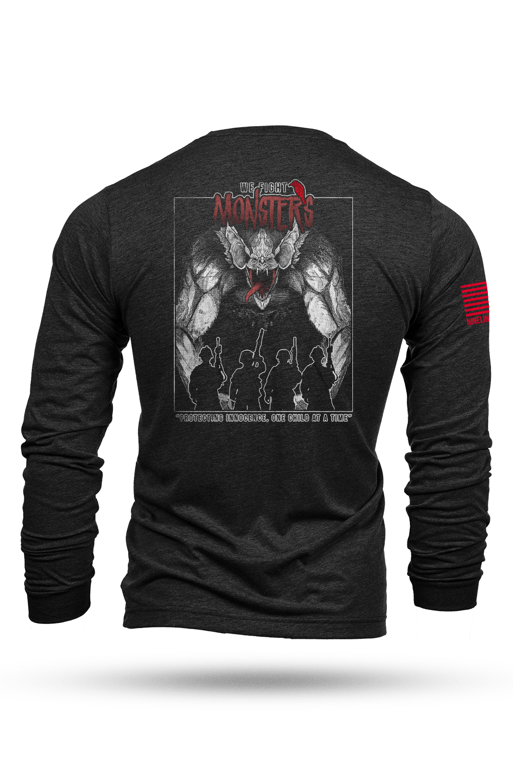 Long-Sleeve Shirt - We Fight Monsters - Nine Line Apparel