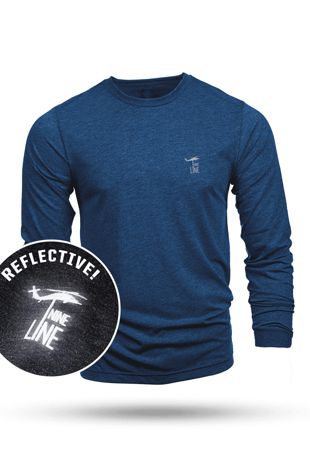Long-Sleeve T-Shirt - Reflective - Core - Nine Line Apparel