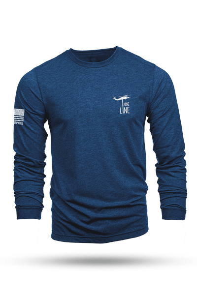 Long Sleeve Tri-Blend - Bumble Hunter - Nine Line Apparel