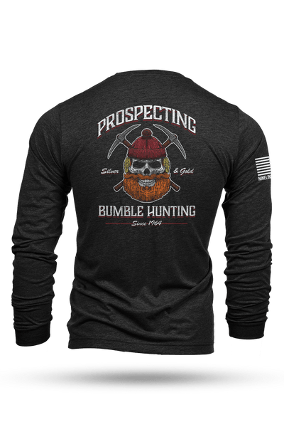 Long Sleeve Tri-Blend - Bumble Hunter - Nine Line Apparel