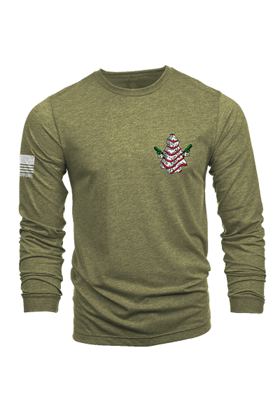 Long Sleeve Tri-Blend - Cake Tree - Nine Line Apparel