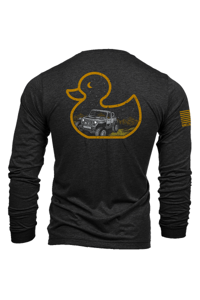 Long Sleeve Tri-Blend - Duck, Duck, Off-Road - Nine Line Apparel