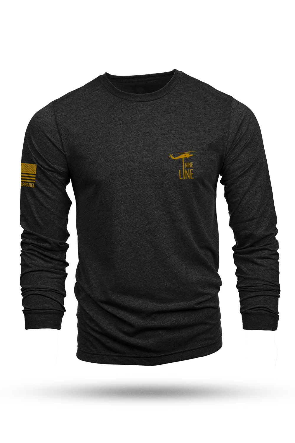 Long Sleeve Tri-Blend - Duck, Duck, Off-Road - Nine Line Apparel