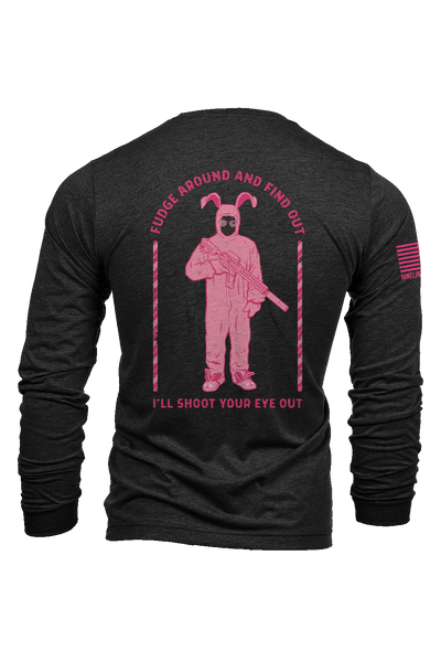 Long Sleeve Tri-Blend - FUDGE AROUND - Nine Line Apparel