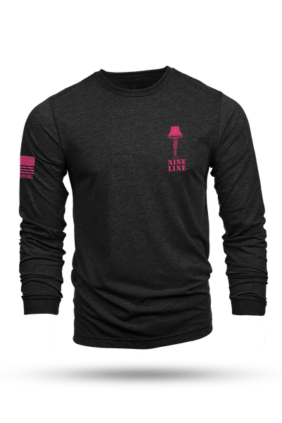Long Sleeve Tri-Blend - FUDGE AROUND - Nine Line Apparel