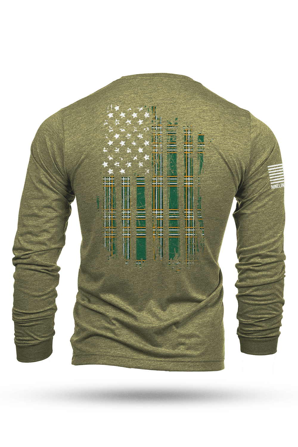 Long Sleeve Tri-Blend - Irish America - Nine Line Apparel