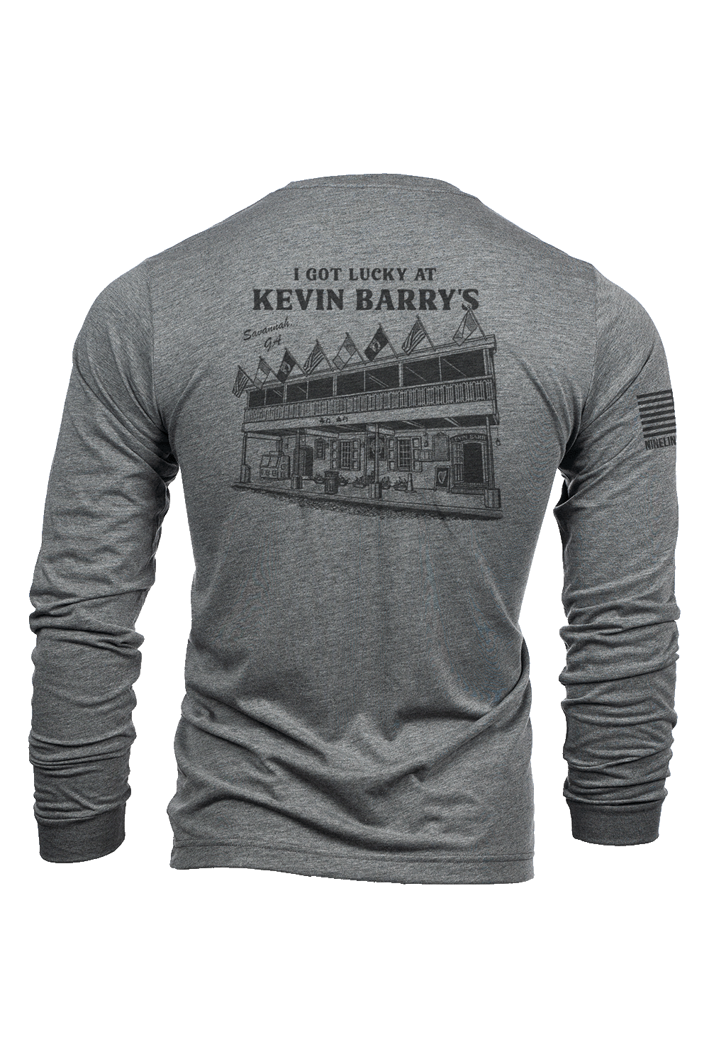 Long Sleeve Tri-Blend - Kevin Barry's St Patrick's - Nine Line Apparel