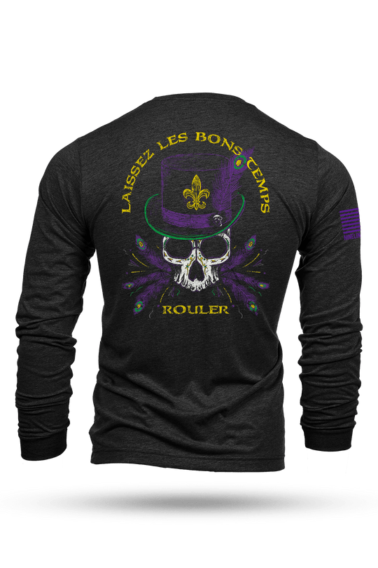 Long Sleeve Tri-Blend - Let The Good Times Roll - Nine Line Apparel