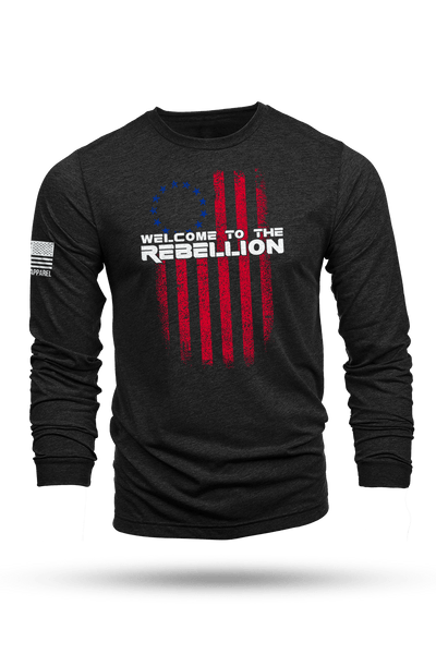 Long Sleeve Tri-Blend - Rebellion RWB - Nine Line Apparel