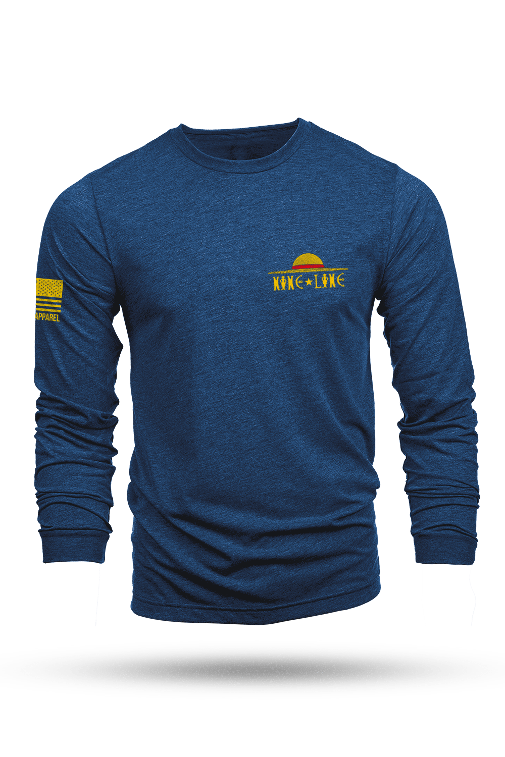 Long Sleeve Tri-Blend - Straw Hat - Nine Line Apparel