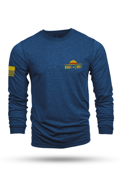 Long Sleeve Tri-Blend - Straw Hat - Nine Line Apparel