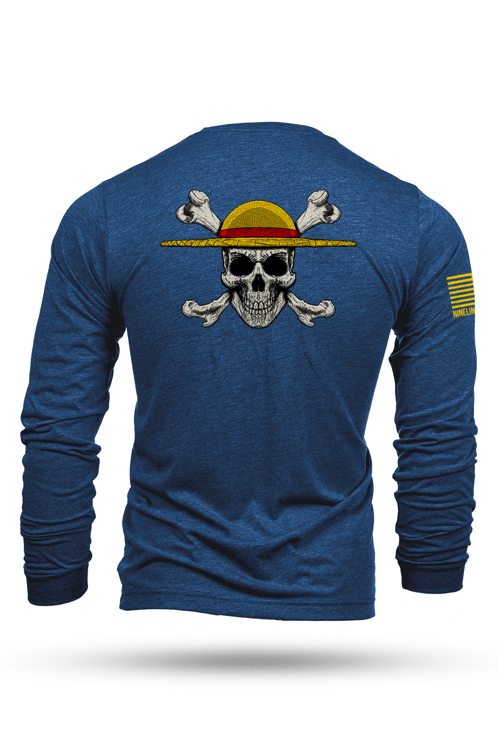 Long Sleeve Tri-Blend - Straw Hat - Nine Line Apparel