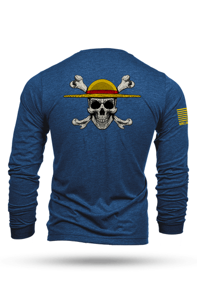Long Sleeve Tri-Blend - Straw Hat - Nine Line Apparel
