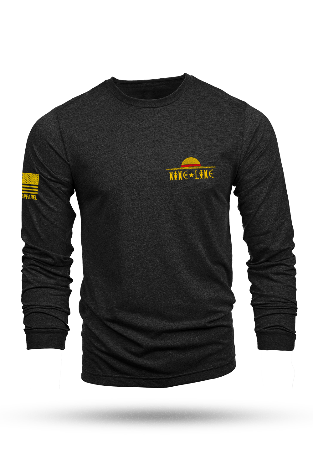 Long Sleeve Tri-Blend - Straw Hat - Nine Line Apparel