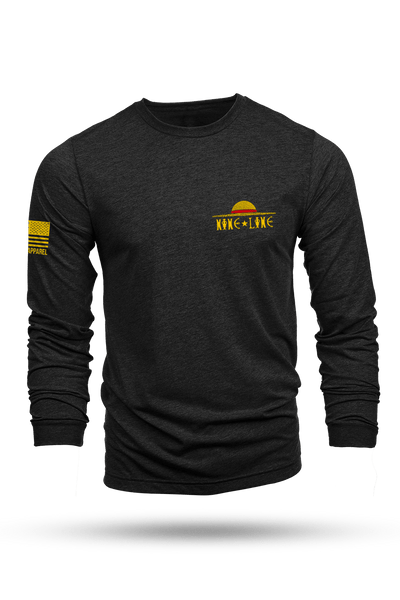Long Sleeve Tri-Blend - Straw Hat - Nine Line Apparel