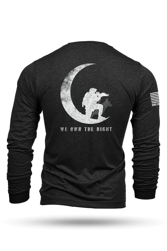 Long Sleeve Tri-Blend - We Own The Night - Nine Line Apparel