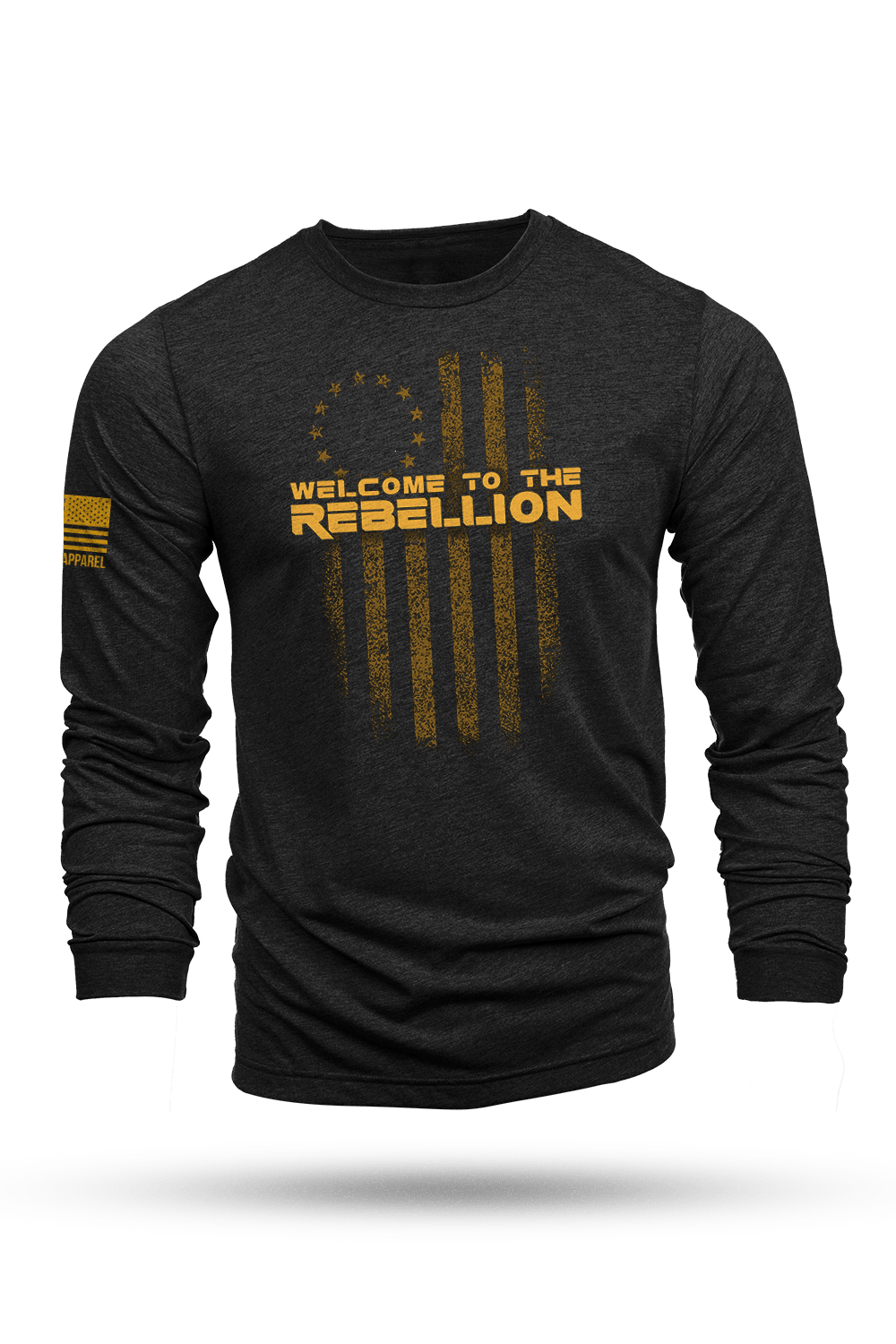 Long Sleeve Tri-Blend - Welcome to the Rebellion - Nine Line Apparel