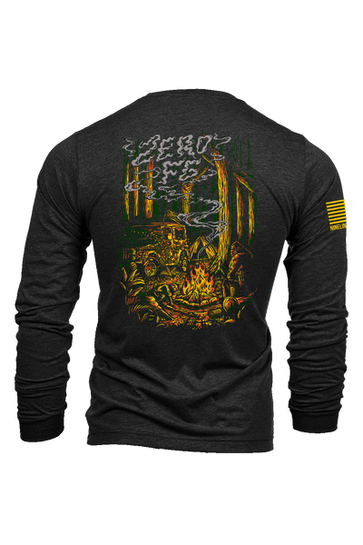 Long Sleeve Tri-Blend - Zero FG Energy - ZERO FG SQUATCH - Nine Line Apparel
