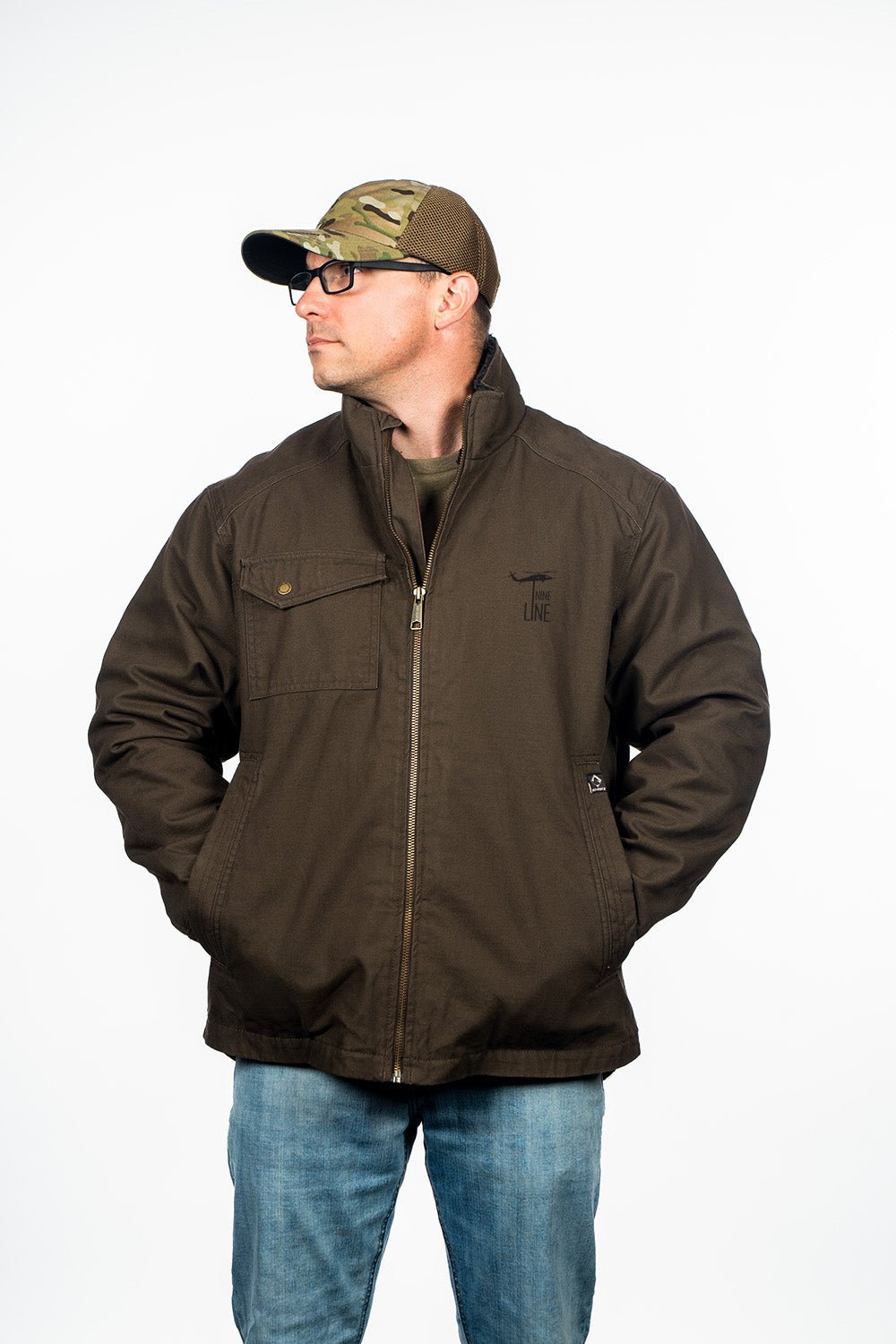 Men's Fleece Lined Jacket - Nine Line Apparel